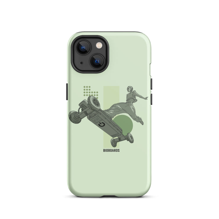 Tough iPhone case BB green skate