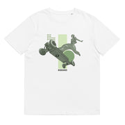 Unisex organic cotton t-shirt BB green skate